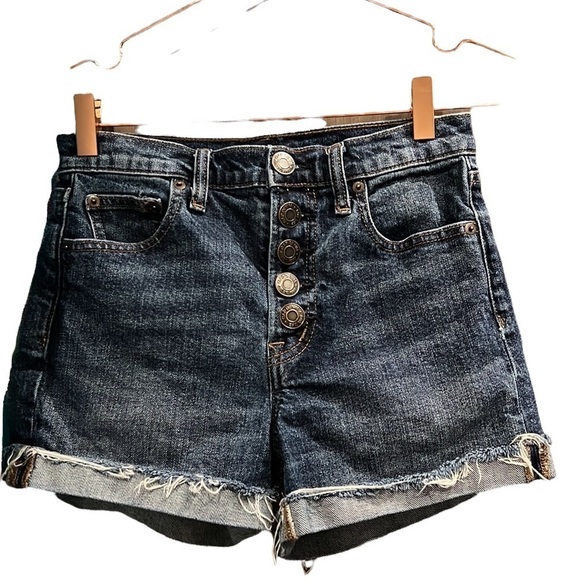 GAP 3” HR DENIM SHORT GU SZ 27 SPRING SUMMER VACATION CRUISE - Picture 1 of 15
